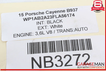11-18 Porsche Cayenne 958 Rear Left or Right Axle CV Half Shaft OEM