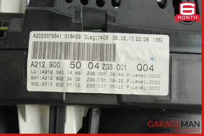 10-13 Mercedes W212 E350 E550 Instrument Cluster Speedometer 2125409647 OEM