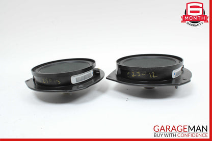 08-14 Mercedes W204 C250 Front Right & Left Door Sound Speakers Set of 2 OEM