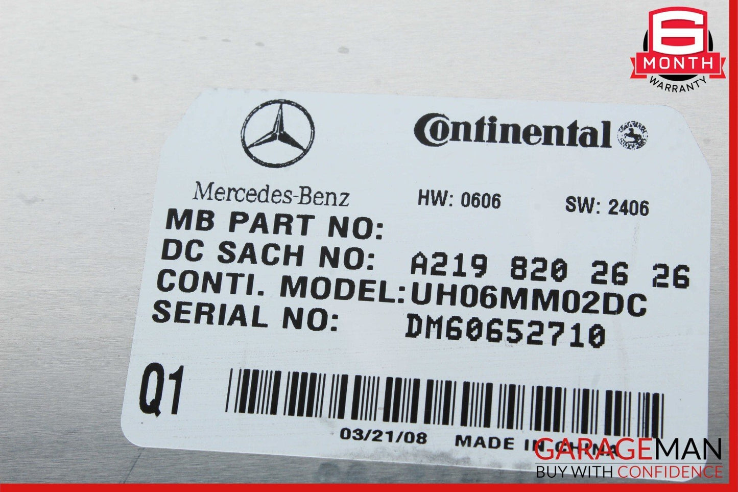 06-12 Mercedes W211 E350 ML550 R350 CLS550 Communication Control Module Unit OEM