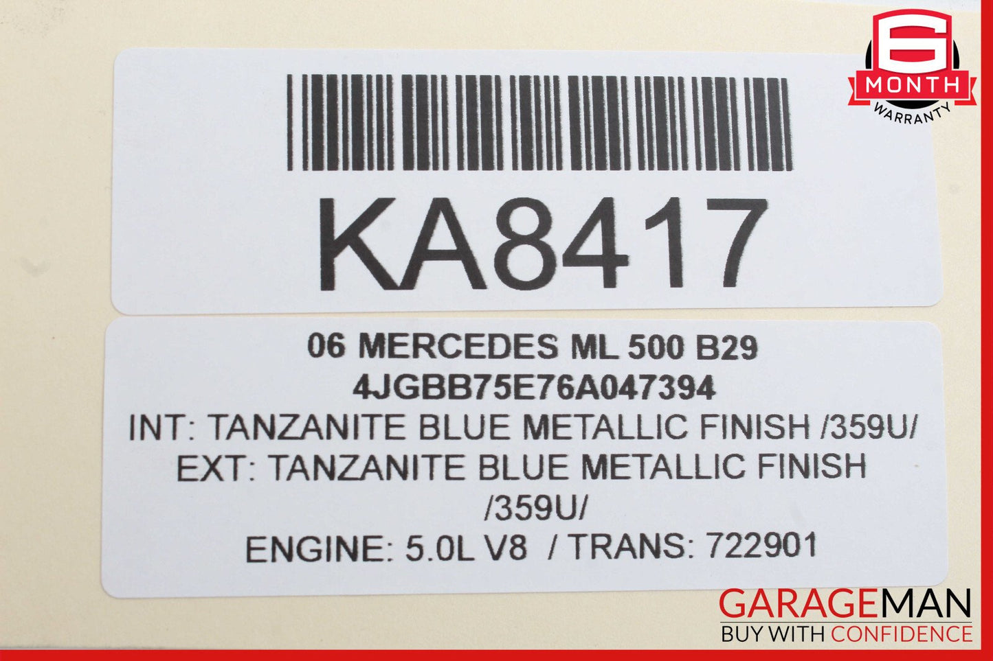 06-09 Mercedes W219 CLS500 E350 Central Air Vacuum Pump Box 0008002548 OEM