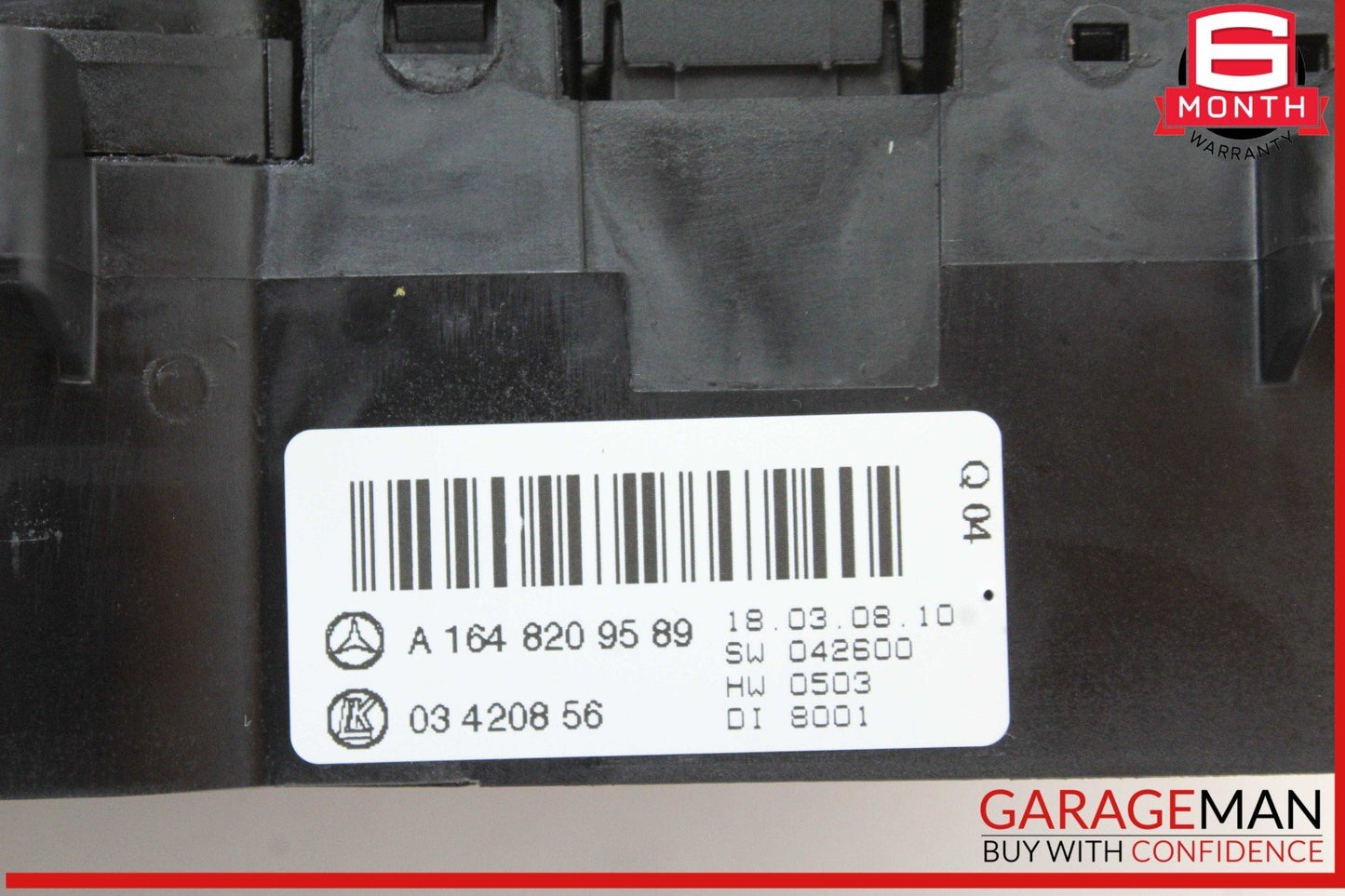 06-12 Mercedes X164 GL450 4MATIC Rear AC A/C Heater Climate Control Switch OEM