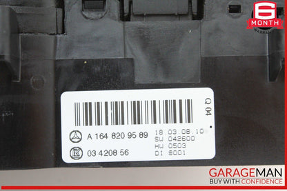 06-12 Mercedes X164 GL450 4MATIC Rear AC A/C Heater Climate Control Switch OEM