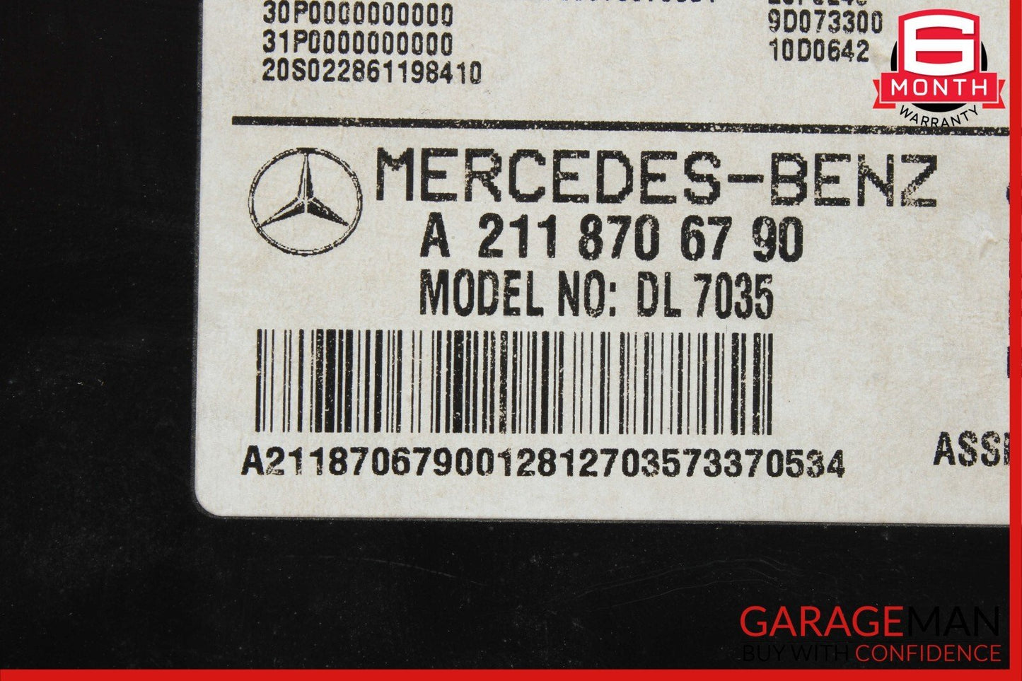 03-11 Mercedes W211 E350 CLS550 Sirius Satellite Radio Receiver Module Unit OEM