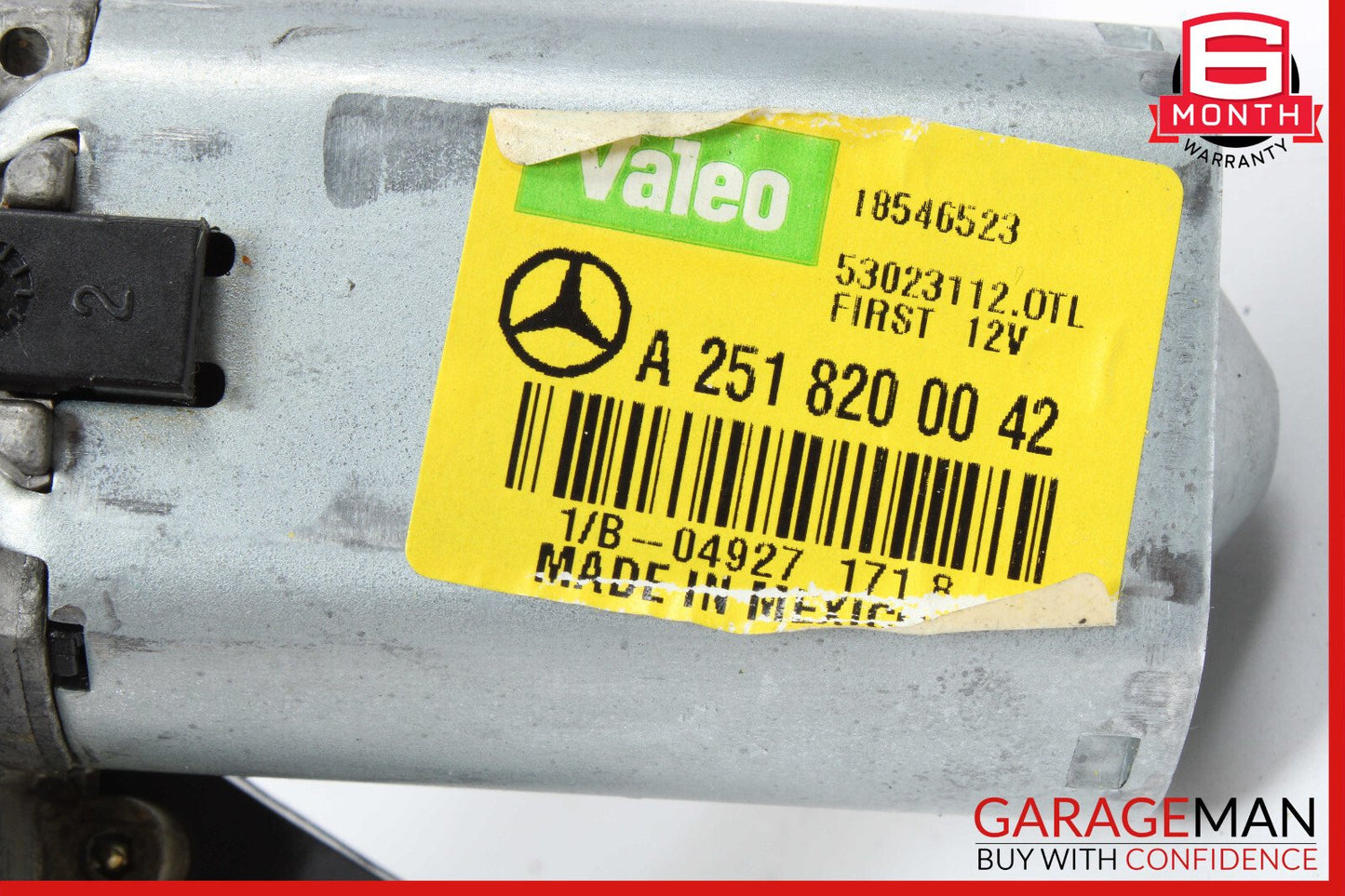 06-19 Mercedes W164 ML550 GL450 R350 Rear Glass Windshield Wiper Motor Unit OEM