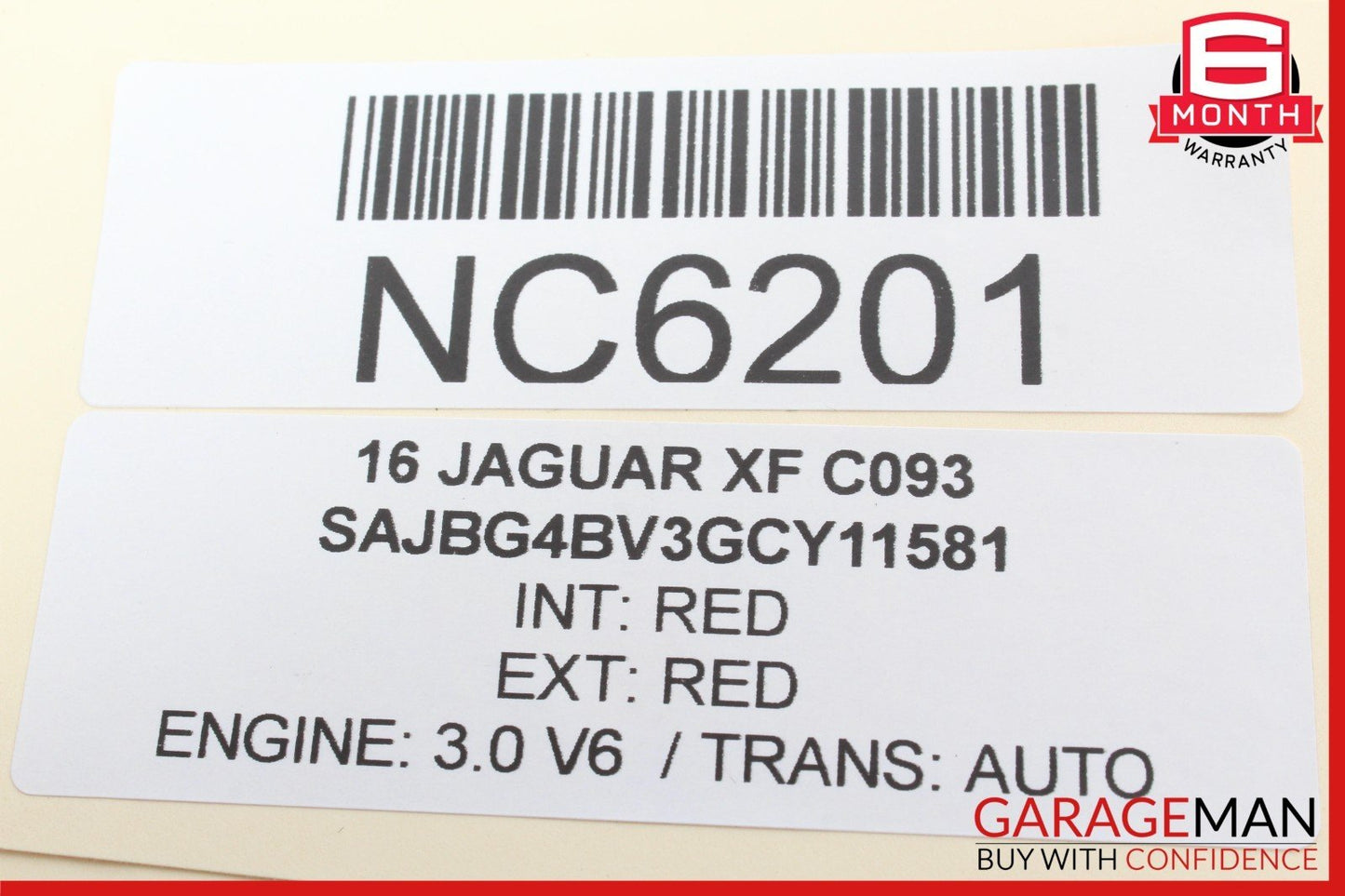 16-20 Jaguar XF Front Right Passenger Side Exterior Door Handle BJ32224N02 OEM