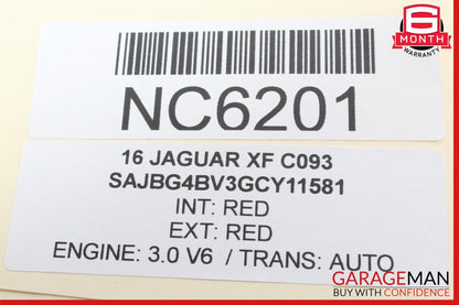 16-20 Jaguar XF Front Right Passenger Side Exterior Door Handle BJ32224N02 OEM