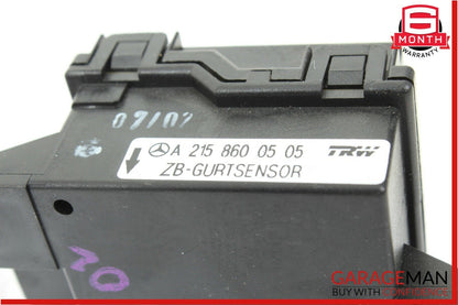 Mercedes R230 SL500 CL550 CL500 Seat Belt Seatbelt Tension Sensor Module OEM