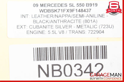 07-12 Mercedes R230 SL550 Sachs Rear Left ABC Hydraulic Shock Absorber Assy