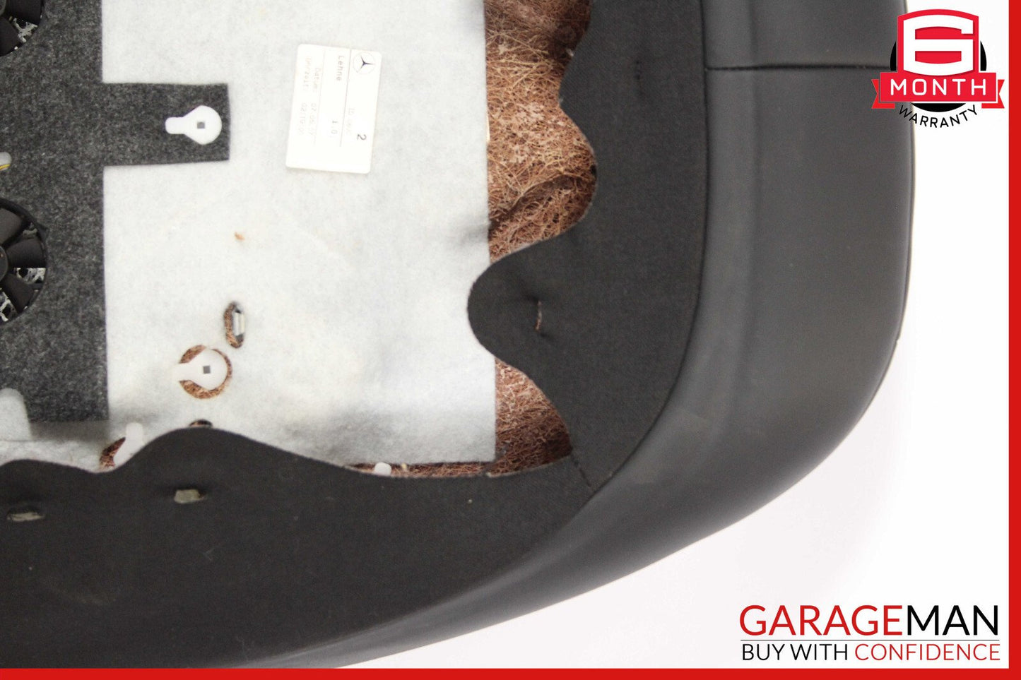 07-14 Mercedes W216 CL550 Front Left Side Top Upper Seat Cushion Black OEM