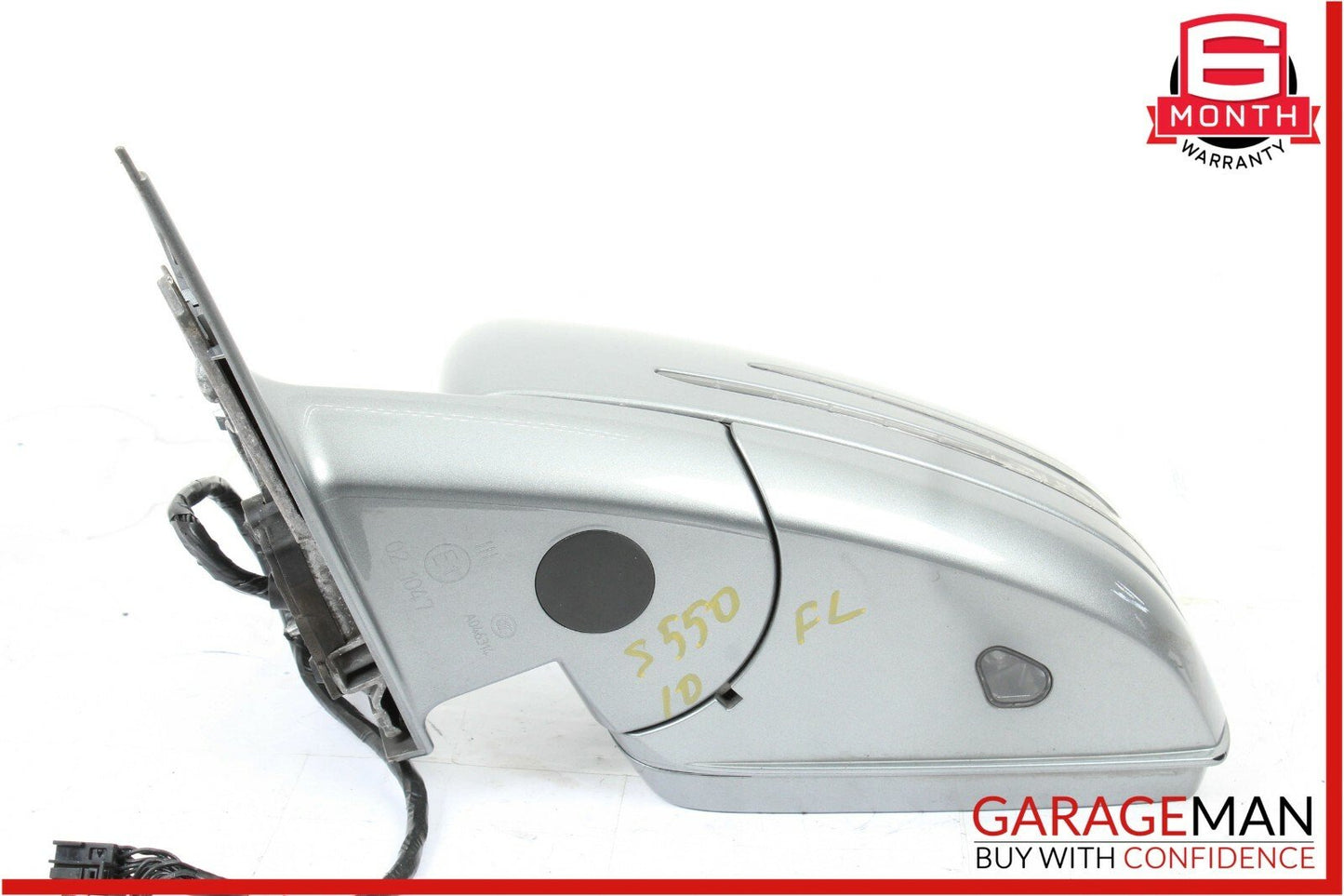 10-13 Mercedes W221 S550 S65 AMG Front Left Side Mirror Door Rear View Silver