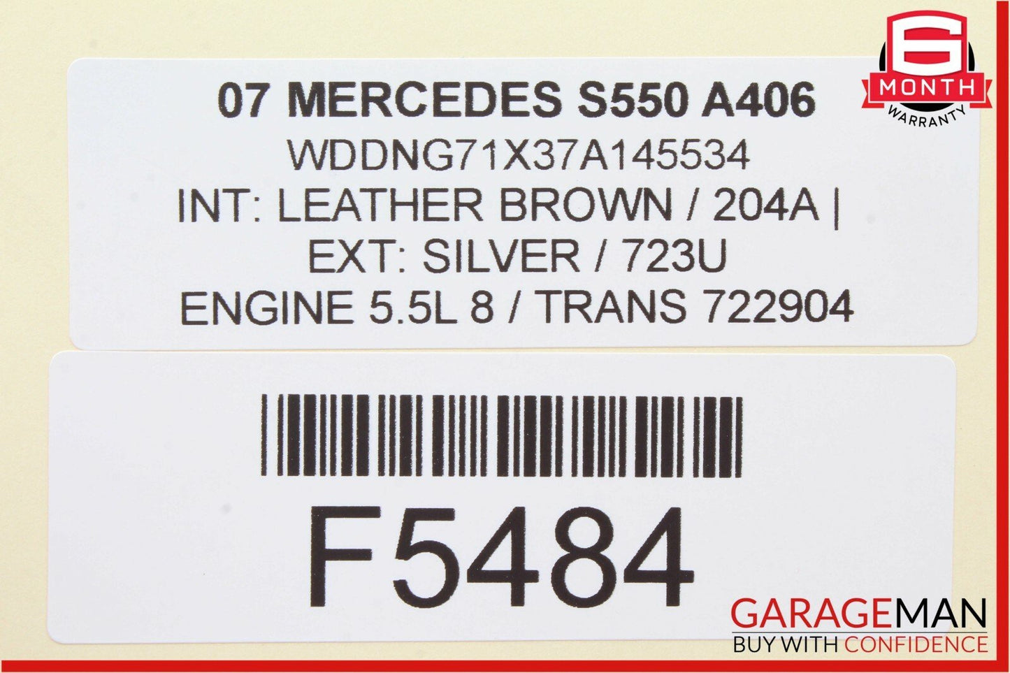 07-09 Mercedes W221 S550 S63 AMG AC A/C Air Heater Blower Climate Control Module