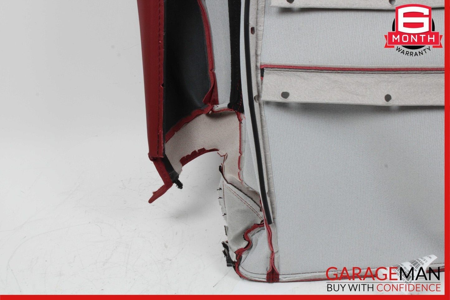 19-22 Porsche Cayenne Rear Right Side Top Upper Seat Cushion Cover Red