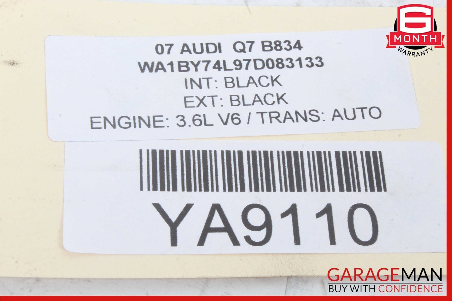 07-15 Audi Q7 Front Left Side Door Lock Latch Actuator Unit 3C1837015B OEM