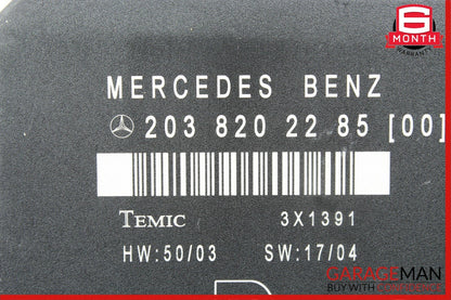 01-07 Mercedes W203 C230 C55 AMG Rear Right Side Door Control Module Unit OEM