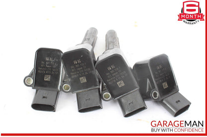 17-19 Audi A4 A3 Engine Ignition Coil Plug Set 4 Pc OEM