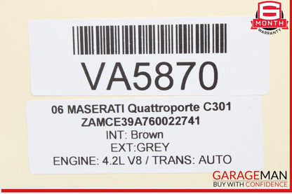 03-19 Maserati Quattroporte Front Bose Subwoofer Sub Woofer Sound Speaker OEM