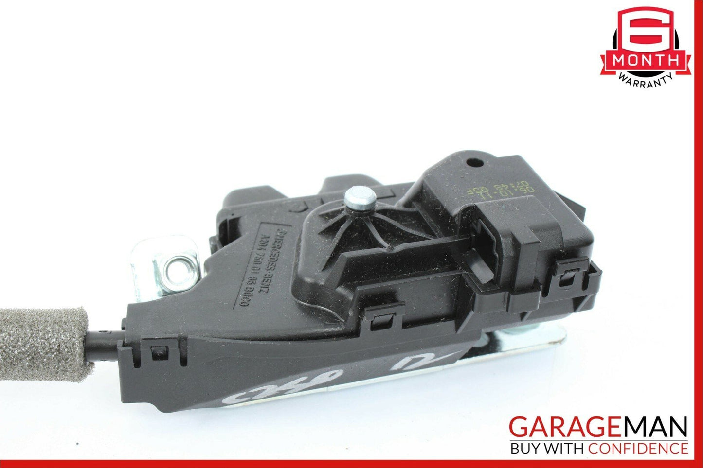 08-15 Mercedes W204 C250 Trunk Lid Latch Lock Actuator w/ Cylinder Mechanism OEM