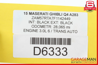 14-17 Maserati Ghibli Rear Right Passenger Side Upper Tension Control Arm OEM