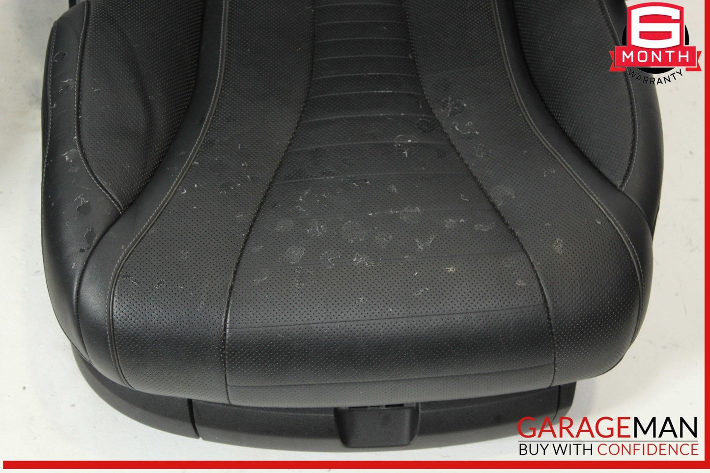 14-17 Mercedes W222 S550 Complete Front Seat Seats Cushion Assembly Black OEM