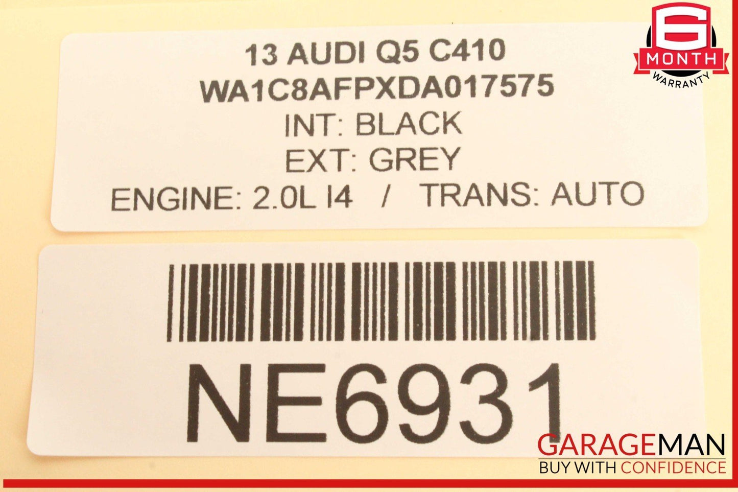 09-17 Audi Q5 SQ5 Front Left Driver Side Door Control Module Unit 8K0959793P OEM