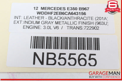 10-13 Mercedes W212 E350 E400 Dashboard Dash AC A/C Air Vent LeftÂ Trim OEM