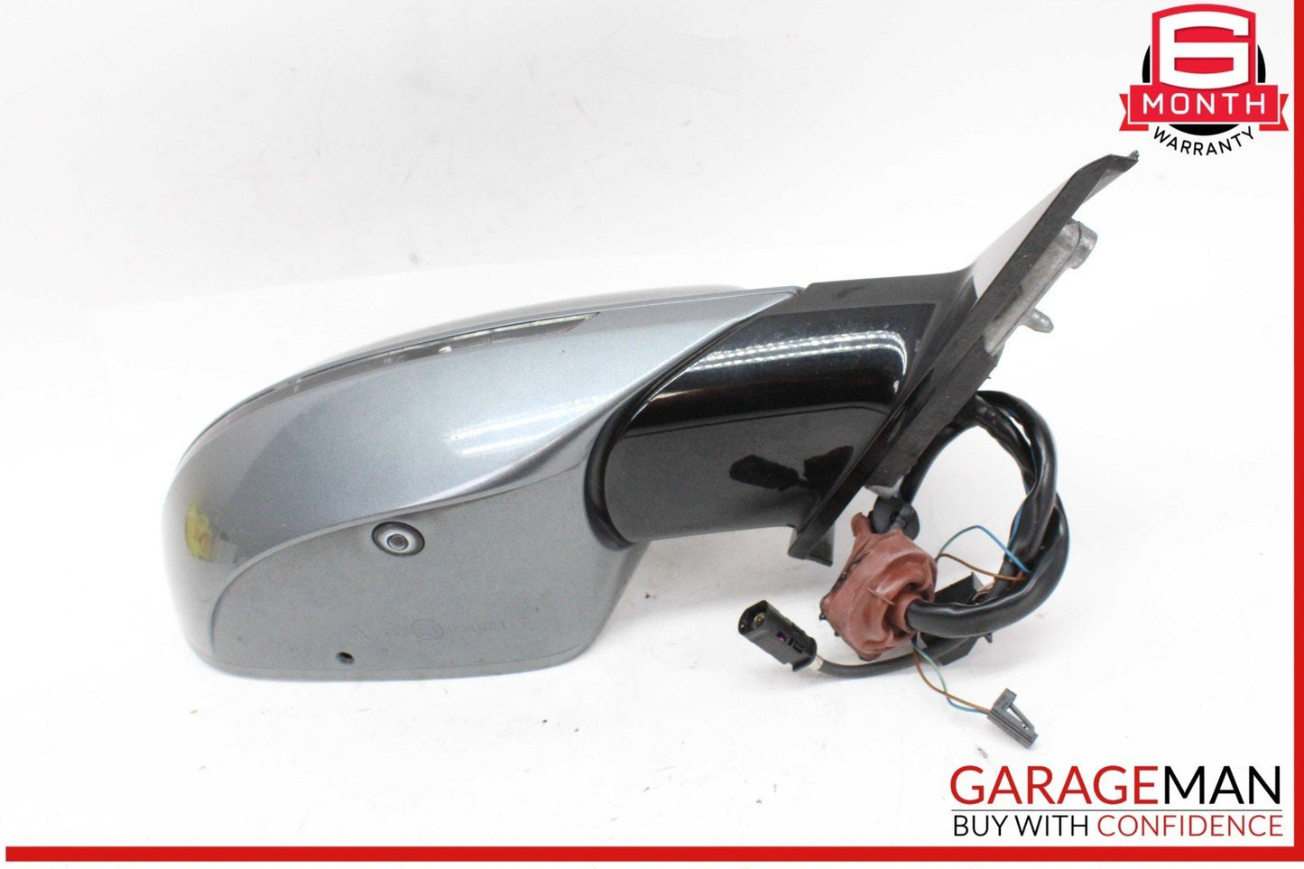 11-18 Audi A8 S8 Front Right Side Door Rear View Mirror Gray w/ Camera OEM