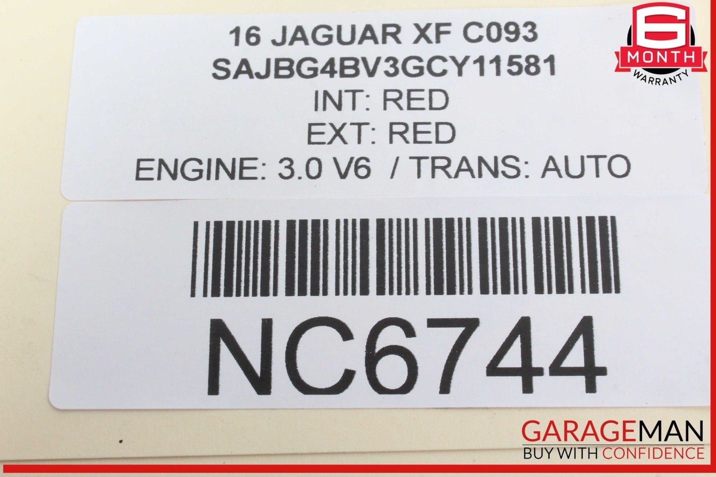 16-20 Jaguar XF XE Rear Axle Differential Mount Vibration Damper GX734B148CB OEM