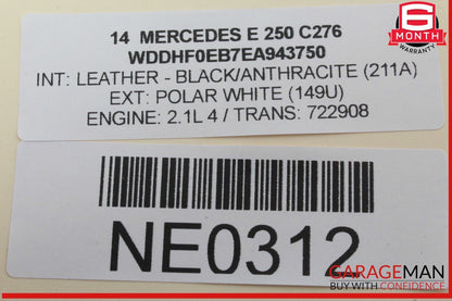 10-18 Mercedes W212 E250 Trunk Lid Power Closing Motor 2047500060 OEM