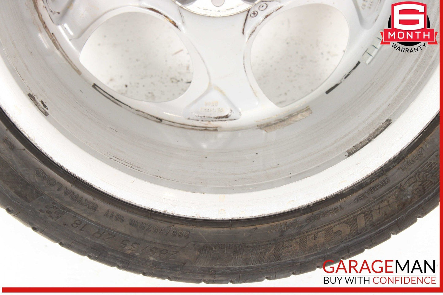 03-12 Mercedes R230 SL500 Rear Wheel Tire Rim 9.5Jx18H2 ET40 R18 2304011802 OEM