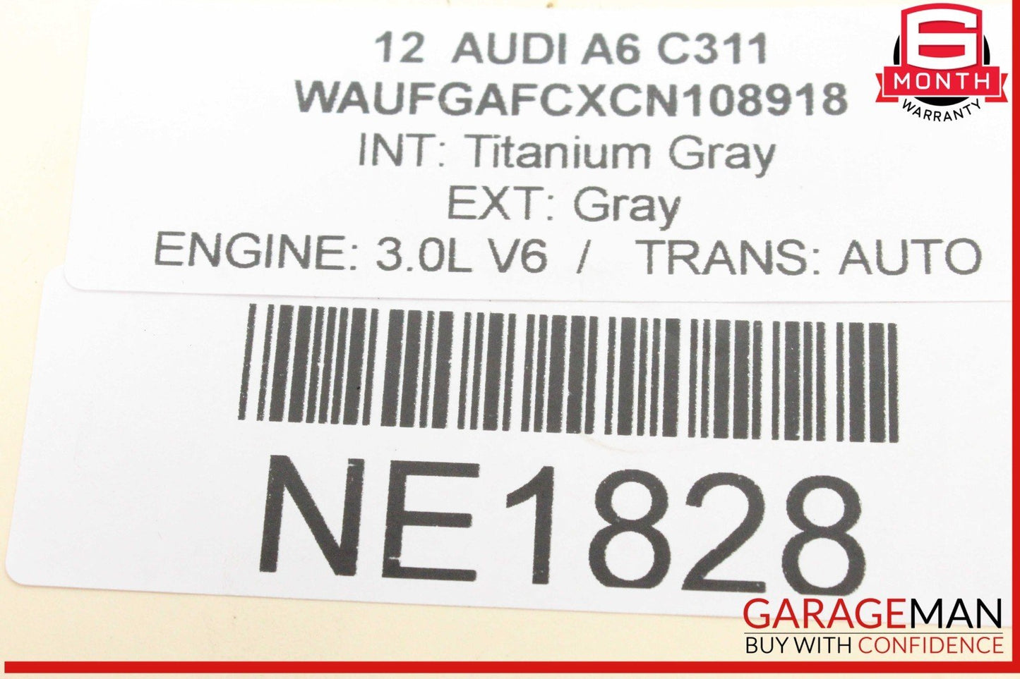 09-17 Audi A6 Q5 A4 A5 Front Right Side Suspension Lower Forward Control Arm OEM