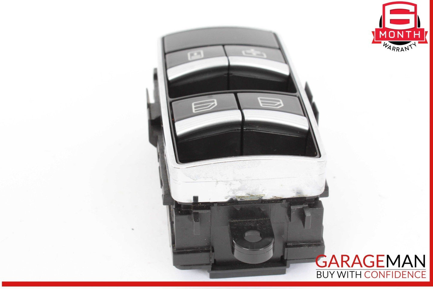 10-13 Mercedes W221 S400 Hybrid Rear Left Side Window Control Switch Black OEM