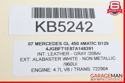 06-13 Mercedes GL550 R320 GL450 Valeo Rear Window Windshield Glass Wiper Motor