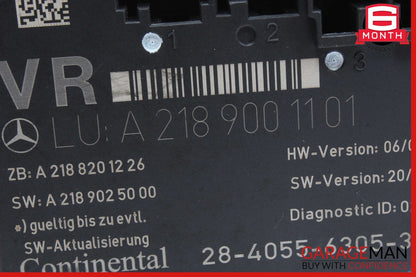 08-18 Mercedes W218 CLS63 AMG C250 E400 Front Right Side Door Control Module OEM