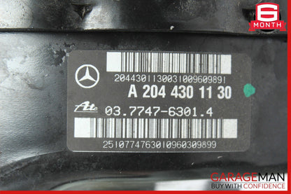 08-14 Mercedes X204 GLK350 Power Brake Booster Master Cylinder Reservoir OEM
