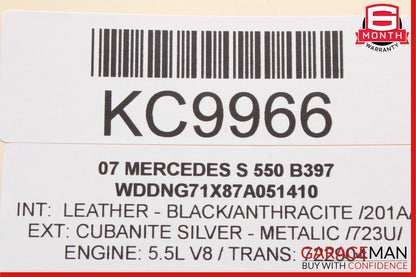 07-14 Mercedes W221 S550 CL550 S400 Electronic Parking Button Switch OEM