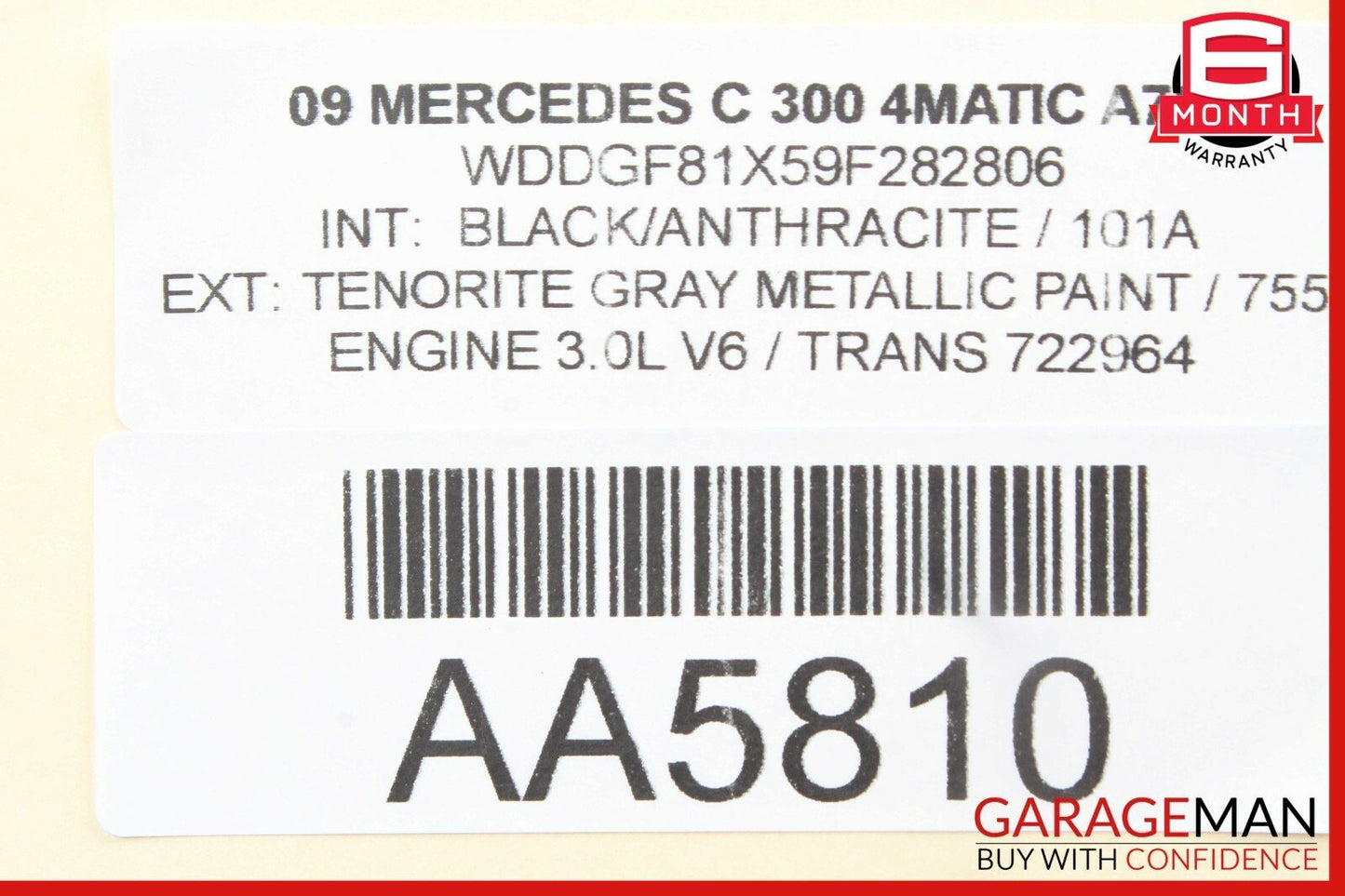 08-11 Mercedes W204 C300 C350 Front Left Driver Side Door Lock Latch Actuator