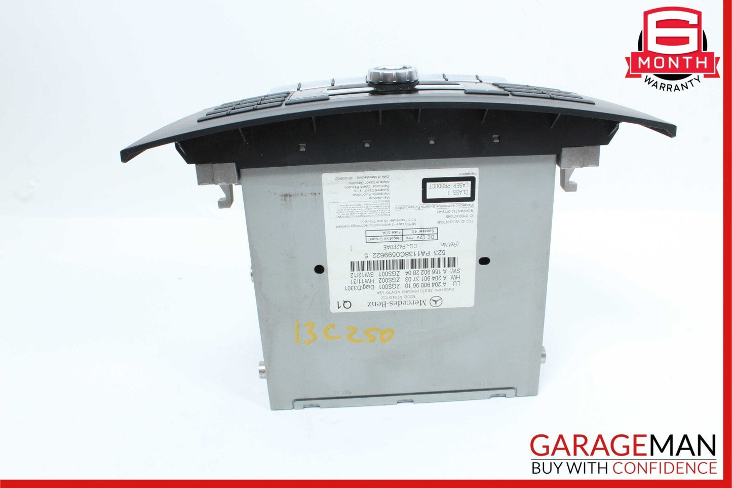 12-15 Mercedes W204 C250 C300 Navigation Command Head Unit CD Audio OEM