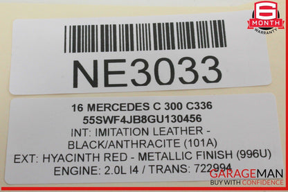 15-20 Mercedes W205 C300 GLC43 C63 AMG SAM Signal Lamp Control Module OEM
