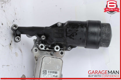 13-15 Mercedes X204 GLK250 Oil Filter Housing Assembly w/ Radiator Bracket OEM
