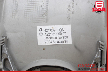 07-09 Mercedes W221 S550 Interior Top Upper Rear View Inside Dim Mirror Gray OEM