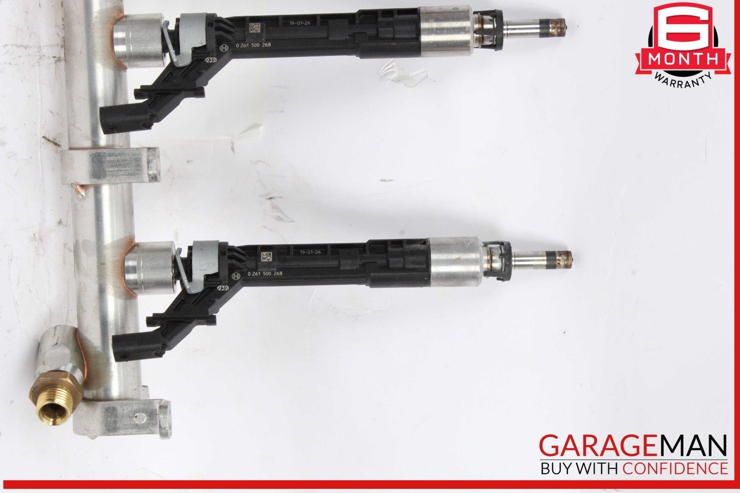 18-24 Audi S5 A5 A4 S4 SQ5 Left Driver Side Fuel Rail w/ Injectors OEM