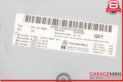 06-14 Mercedes W221 S550 S400 Communication Interface Ipod Control Module Unit