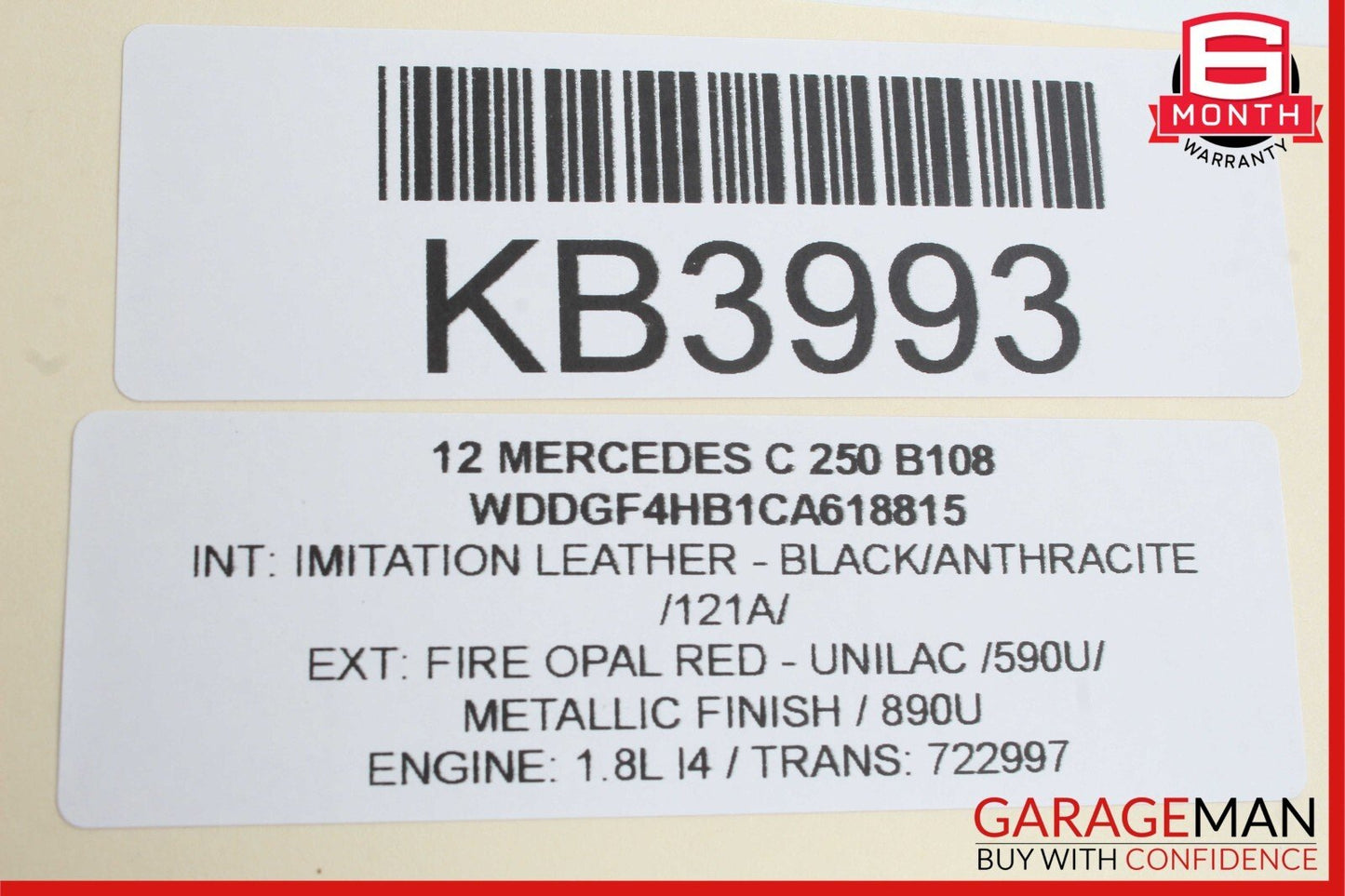 12-14 Mercedes W204 C250 Front Left Side Dash AC A/C Air Vent Grill Black OEM
