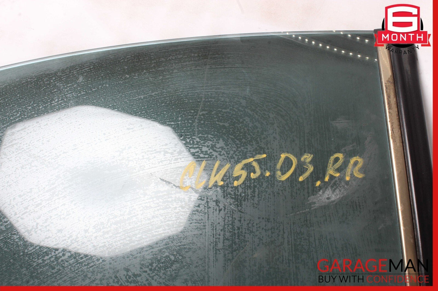 03-09 Mercedes W209 CLK55 CLK63 AMG Rear Right Side Door Window Glass OEM