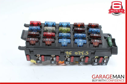 92-99 Mercedes W140 S320 300SE S600 CL600 Front SAM Fuse Relay Box Panel OEM