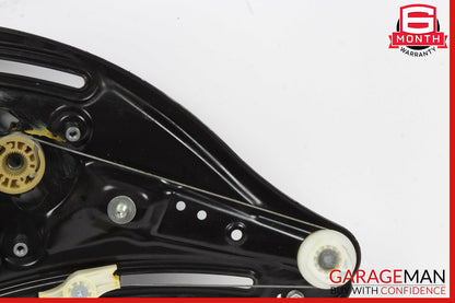 10-17 Mercedes W207 E350 Coupe Rear Right Door Window Regulator Frame w/o Motor