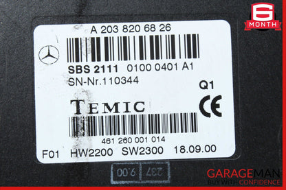 98-02 Mercedes W210 E320 E55 AMG Temic Voice Recognition Control Module Unit OEM