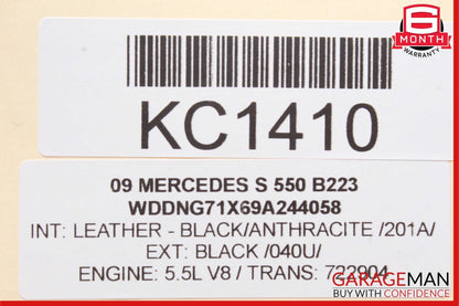 07-14 Mercedes W221 S550 S400 CL550 Headlight Head Light Switch Control Module