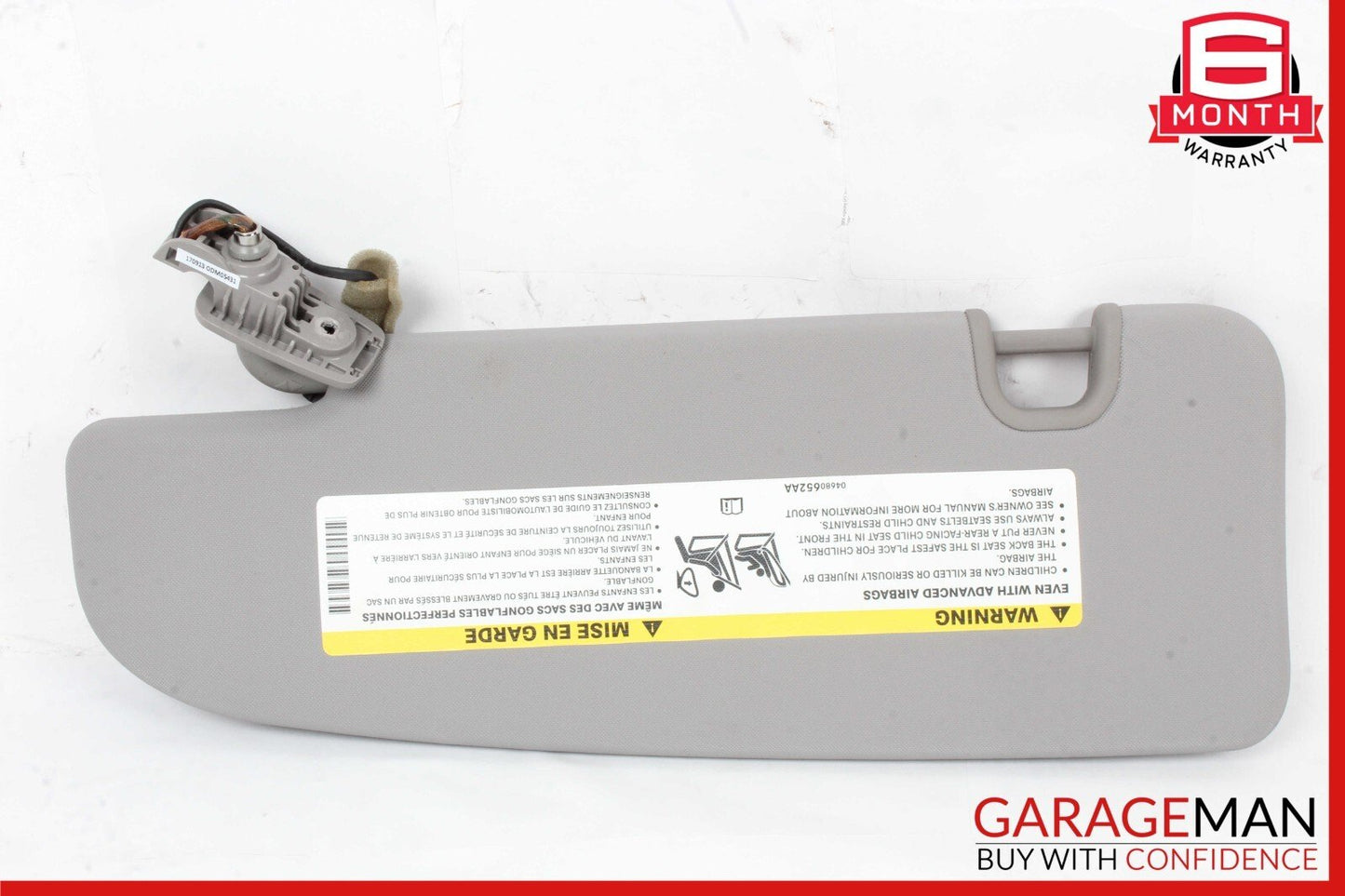 17-22 Alfa Romeo Giulia Front Right Passenger Side Sun Visor Sunvisor OEM